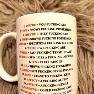F bomb coffee cup Fuck mug great for Teacher
